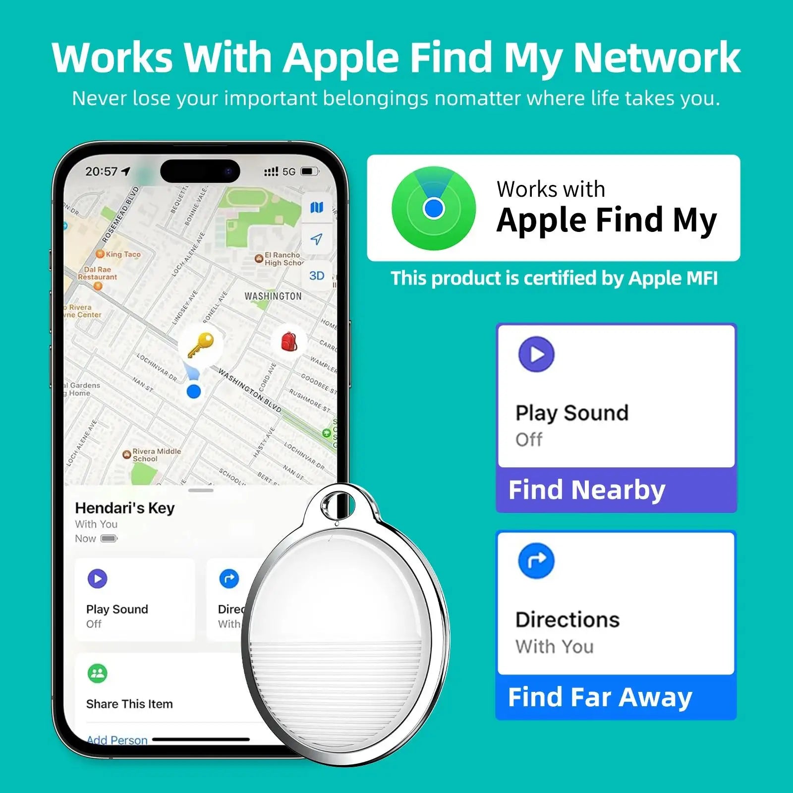 AIRTAG Bluetooth Tracker Smart